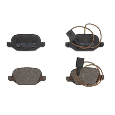 Image de ABE C2F023ABE Jeu de plaquettes frein Essieu arrière contact signal d&#039;usure inclus FIAT: 500 3 portes, Doblo I Cargo, C Cabriolet