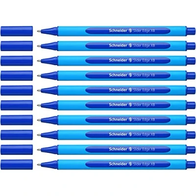 Image de Schneider Slider Edge XB Stylo Bille, avec Technologie Viscoglide, Bleu 1 unité