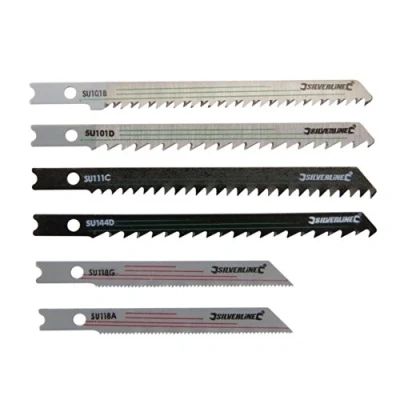 Image de Silverline 234292 Lot de 30 Lames scie sauteuse à emmanchement en U