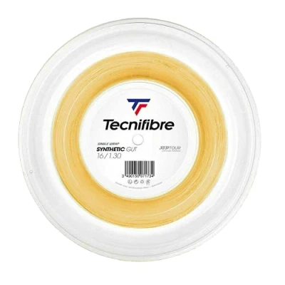 Image de Tecnifibre Mixte Bobine 200m Synthetic Gut 1.30 Cordage De Tennis, Jaune, Taille Unique EU