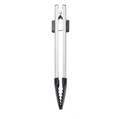 Image de Pinces en silicone Fissler Original Profi Collection acier inoxydable avec fonction de verrouillage (version japonaise) [Produit autorisé] 084 008 40 000 argenté