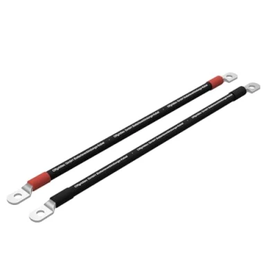 Image de Offgridtec Câble De Batterie 1m 35 mm² Œillets M10 des Deux Côtés, Résistant À l&#039;huile, Au Froid Et Aux UV, pour Appareils avec Borne Vis M8, Idéal Les Contrôleurs Charge, Rouge/Noir