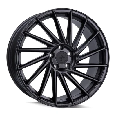 Image de KESKIN 5Trou 19Pouce 100mm Jante alu KT17 Hurricane Noir mat/poli KT178519510030MBP