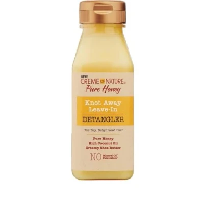Image de Creme of Nature Pure Honey Soin Des Cheveux à base d&#039;Huile de Coco, Beurre Karité et Miel Démêlant Bouclés Frisés Crépus Sans Rinçage Flacon 236,5ml