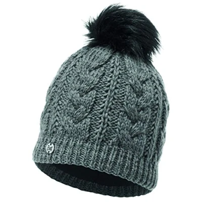 Image de Buff Darla Bonnet tricoté Polaire Femme Chiot Gris FR : Taille Unique (Taille Fabricant One sizeque)