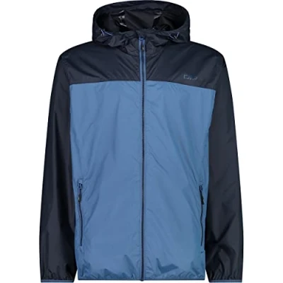Image de CMP Veste imperméable à capuche pour hommes, Bleu poussiéreux, 56