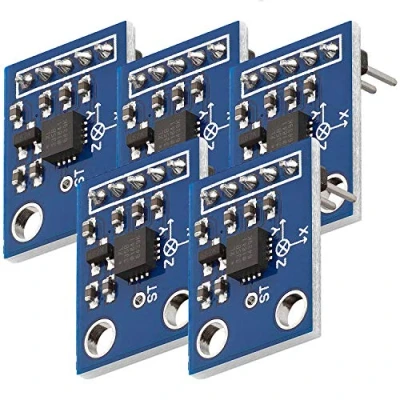 Image de AZDelivery 5 x GY 61 compatible avec ADXL335 Module capteur d&#039;angle d&#039;accéléromètre Arduino et Raspberry Pi y compris un eBook