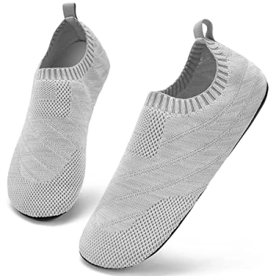 Image de Sosenfer Chaussures Homme Femme Maison Pantoufle Antidérapante Slip on Slippers Unisex HUIQIAN 46