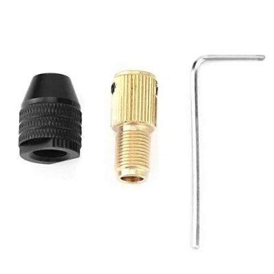 Image de Mini Mandrin Auto serrant de Foret Adaptateur pour Perceuse Électrique Capacité Serrage 0,3 à 3,4 mm(2.35mm Trou)
