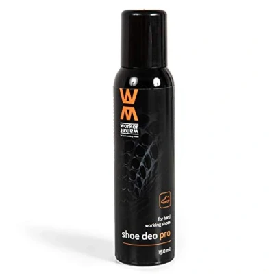 Image de WorkerWalker Shoe Deo Pro, Produit Désodorisant pour Chaussures de Travail et Sécurité avec Effet Mentholé Rafraîchissant, Déodorant Anti Mauvaises Odeurs, 150 ml