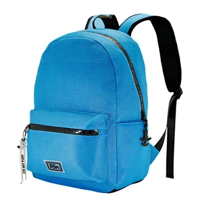 Image de Oh My Pop! Cyan Neon Sac à dos Mesh, Bleu