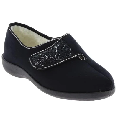 Image de FARGEOT TOTI CHIC Chaussons Femme Noir