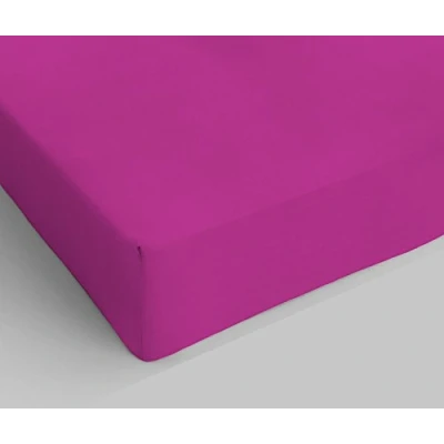 Image de Max Color Drap Housse en Coton pour lit Double Fuchsia