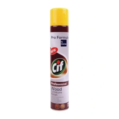 Image de Cif Professional Spray de polissage pour meubles Entretien efficace du bois rayonnants Facile à utiliser et brillance longue durée 400 ml