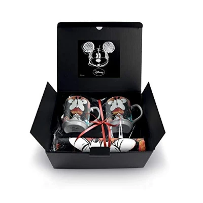 Image de Egan service Porcelaine 2 mugs empilables Mickey avec sets de table 350ml