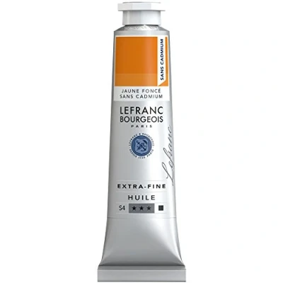 Image de Lefranc BOURGEOIS Huile 40 ml Jaune Foncé Cadmium Free Série 4