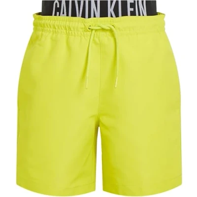 Image de Calvin Klein Swimwear Medium Double Short de bain pour enfants, Taille: 8 10a, Lemonade yellow