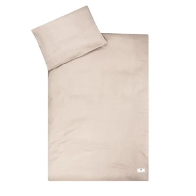 Image de Julius Zöllner Parure de lit pour Enfant en Mousseline 100 x 135 cm + 40 60 2 pièces Comprenant Housse Couette et taie d&#039;oreiller 100% Coton, avec Fermeture éclair, Norme