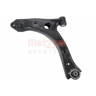 Image de METZGER 58147301 Bras de suspension avec support en caoutchouc, rotule Essieu avant gauche barre oscillant transversal