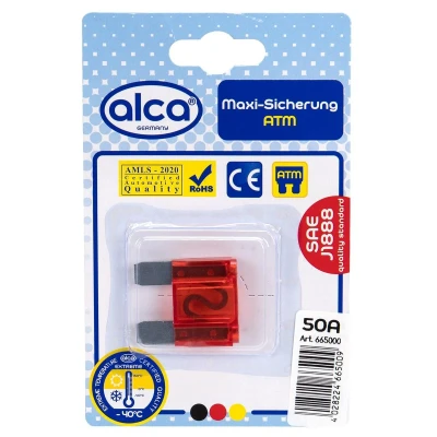 Image de ALCA Fuse ATM 665000 Fusible Rouge