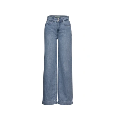 Image de STREET ONE A377996 Jean Large, Bleu Clair Délavé, 34W x 30L Femmes
