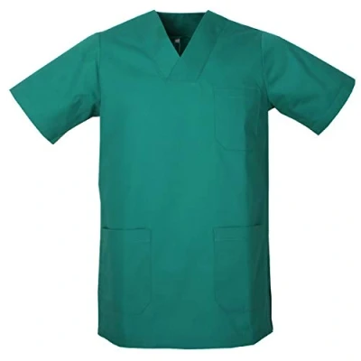 Image de Misemiya VÊTEMENTS DE Travail Unisex COL PIC Manches Courtes Médicaux Unisexe Ref.817 Large, Vert