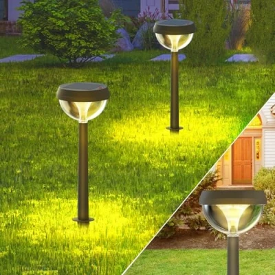 Image de Linkind Lampes Solaires Jardin, Éclairage Solaire Exterieur Étanche IP54 avec 3 Modes d&#039;Éclairage et Plage de luminosité 2 m, Lumière Décoration pour Allée, Cour, Terrasse. Blanc chaud, pcs.