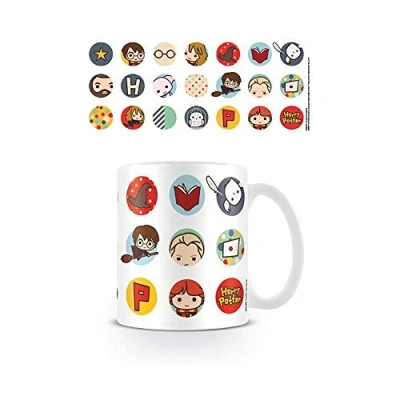 Image de Harry Potter Kawaii Circles, Multicolore, 11 oz/315 ml Mug