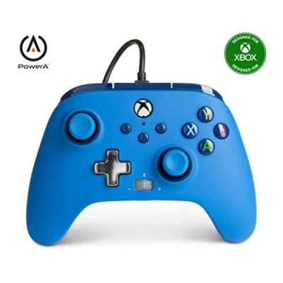 Image de Manette filaire Bleue Xbox Series X et S / PC