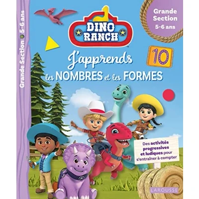 Image de DINO RANCH J&#039;apprends les nombres et formes Grande Section Livre d’occasion Correct