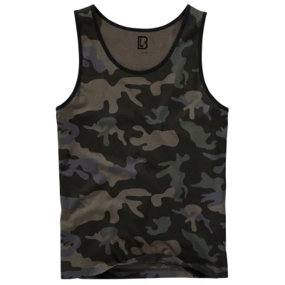 Image de Brandit Débardeur, Homme, Taille: 3XL, Darkcamo