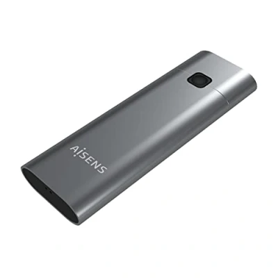 Image de AISENS ASM2 021GR Boîtier Externe pour M.2 SSD NVME A USB3.2 GEN2, Gris