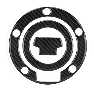 Image de réservoir d&#039;essence Capuchon Autocollant, en fibre de carbone moto bouchon gaz couvercle coussin autocollant autocollants adaptés pour YZF R1 R6r6 2008 serbatoio r6 serbatoio+