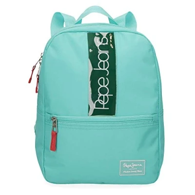 Image de Pepe Jeans Darienne Sac à Dos Vert 25x32x12 cms Polyester et PVC 9.6L