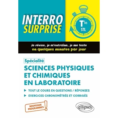 Image de Spécialité Sciences physiques et chimiques en laboratoire Tle STL: Tout le cours questions / réponse, exercices chronométrés ... Livre d’occasion