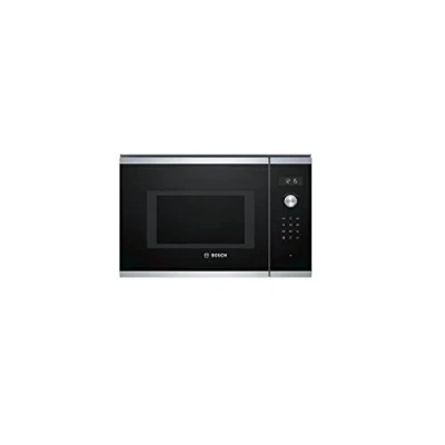 Image de Micro Ondes Grill Encastrable Bosch BEL554MSO + Intégrable Inox et noir 25 litres 900 W