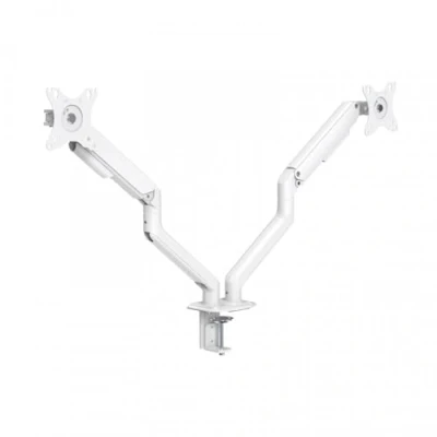 Image de TooQ DB4132TNR W Soporte de Mesa Giratorio/Inclinable Para 2 Monitores 17&quot; 25&quot; VESA 100x100 Máx 9Kg