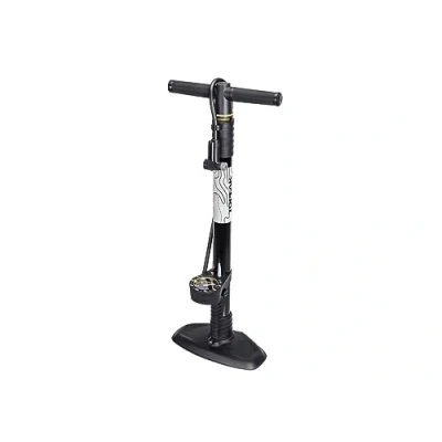 Image de TOPEAK Joeblow Mountain Floor Pump, Steel Base &amp; Barrel, 3&quot; Mid Mount Gauge 60 Psi/4 Bar, Twinhead, Pompe à air Cyclisme Unisexe pour Adulte (Noir), 72 x 26,6 14,2 cm, 28,3 9,1 6,7 cm