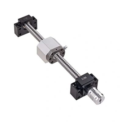 Image de ONLISUM SFU1605 Vis à billes en acier inoxydable avec support BK12/BF12, boîtier et embrayage 300 mm