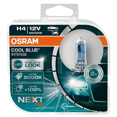 Image de OSRAM 64193CBN HCB Ampoule, projecteur longue portée H4 12V 60/55W 5000K Halogène FORD: Transit Mk4 Van, SEAT: Ibiza 4, KIA: RIO 2