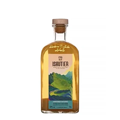 Image de ISAUTIER Intense Citron Gingembre Punch au Rhum 30% Alcool Origine : Réunion arrangé à déguster en digéstif ou apéritif Intrédients locaux 70 cl