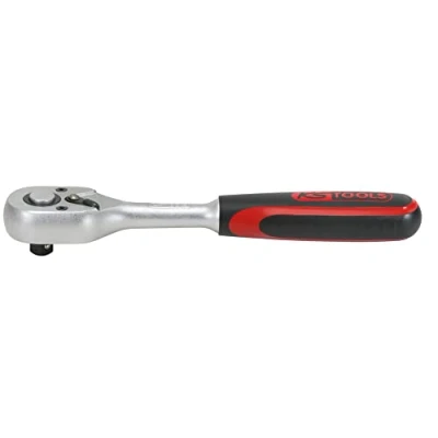 Image de KS Tools 922.1590 Cliquet réversible 1/4 Ultimate 72 dents, Rouge/Noir