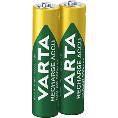 Image de Varta Batterie rechargeable solar power accu aaa / hr03 ni mh 550mah bls 2 56733101402