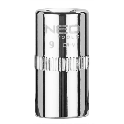 Image de NEO TOOLS 08 227 Clé à douille 1/4 3124 9 mm Acier chrome vanadium SuperLock