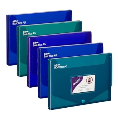 Image de Snopake BoxOffice Boîte de classement Couleurs assorties A5 Lot 5 (Import Royaume Uni)