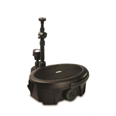 Image de Blagdon Pompe et filtre de bassin Inpond 5 en 1 3000, 10 W avec clarificateur UV, éclairage LED, 3 têtes fontaine, pour bassins jusqu&#039;à 000 L, noir, 1051156