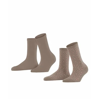 Image de Esprit Playful DOT 2PACK WITH Pattern Chaussettes sughero, Femme, Taille: 39 42, Sughero