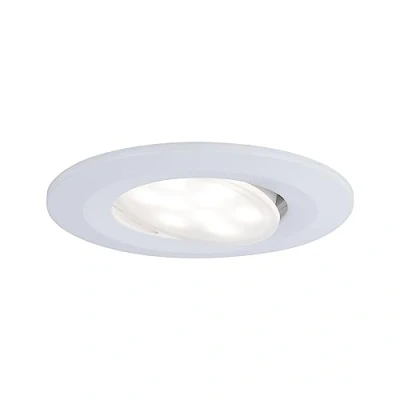 Image de Paulmann Calla 99926 LED rond 1 x 6 W IP65 neutre encastrable blanc mat orientable spots en plastique 4000 K, 1er Set