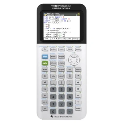 Image de TEXAS INSTRUMENTS TI 83 Premium CE Edition Python Calculatrice graphique Mode examen