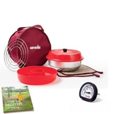 Image de OMNIA Pack Four +Sac + 2 Maniques Grille Moule en Silicone thermomètre Multifonctions Livre de Recettes